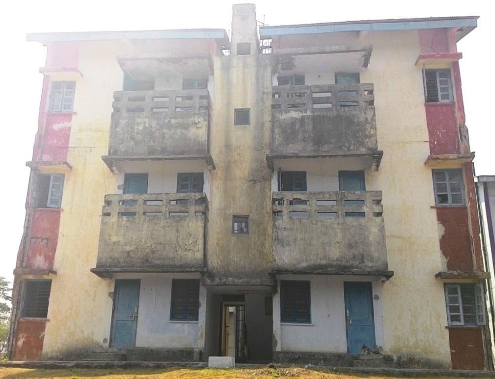 The RCC residential building assessed at Brichgunj Military Station